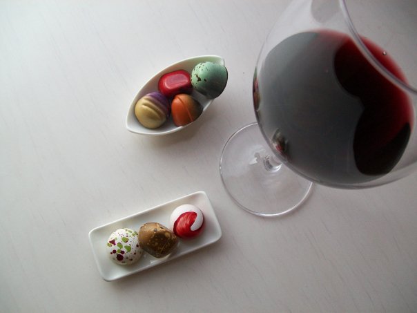 Chocolate and wine bar