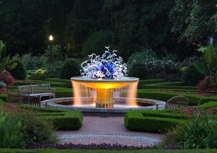 Fountain at the Atlanta Botanical Garden