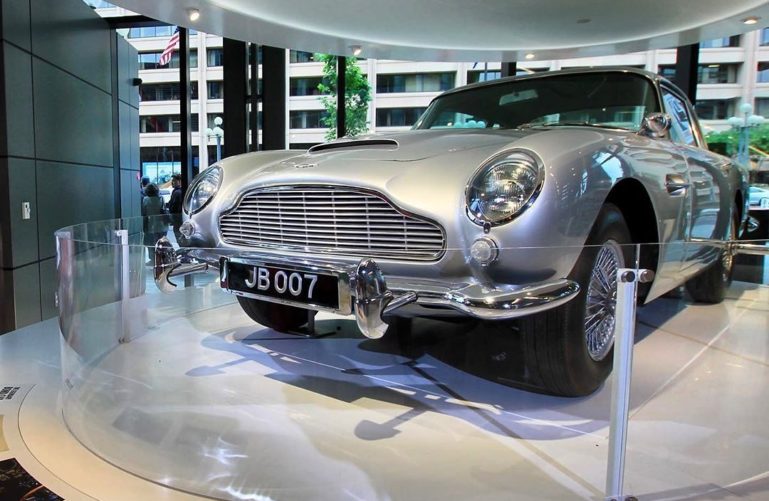 Bond car at the International Spy Museum, Washington DC