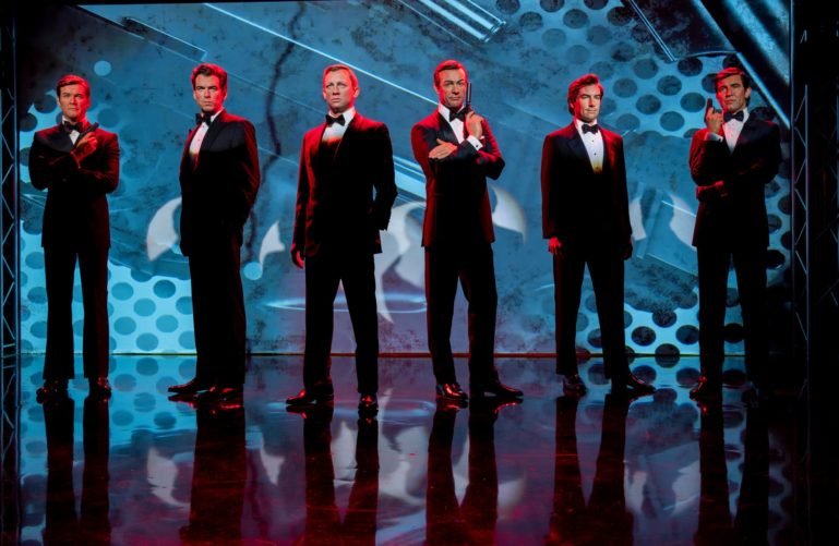 James Bond wax figures : Madame Tussauds Orlando