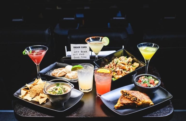 The coctails and dishes at the Alamo Drafthouse Cinema, Kansas City
