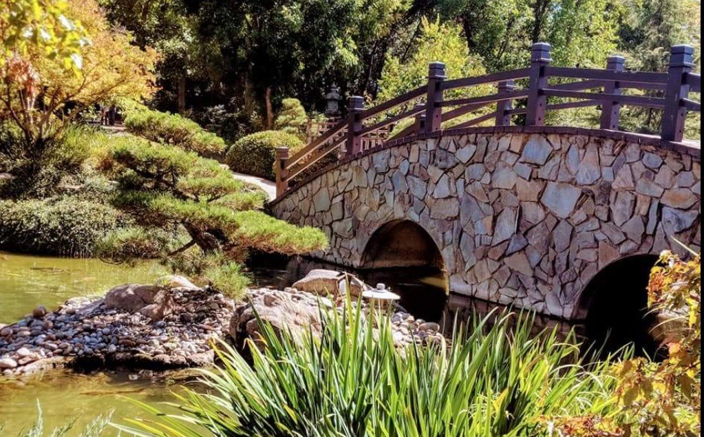 Japanese garden in Fresno