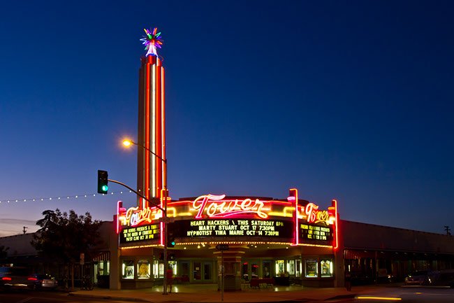 Tower theatre in Fresno